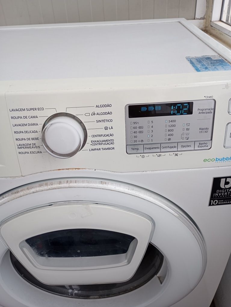 Máquina Samsung 8 quilos digital inverter