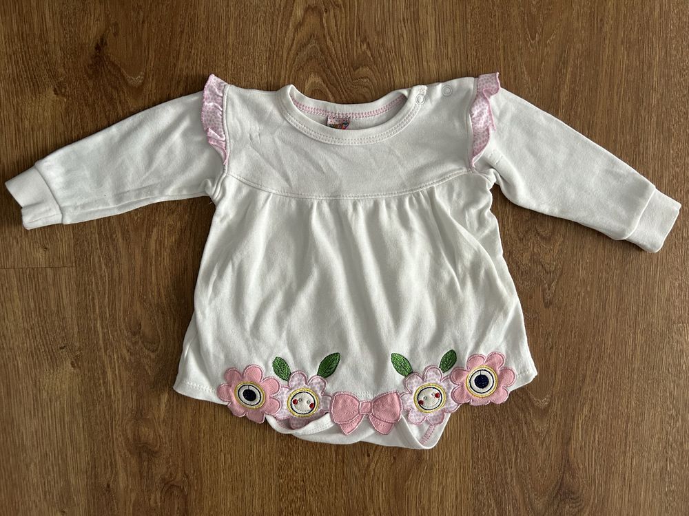 Sukienka Body dla dziewczynki Rozmiar 74 cm