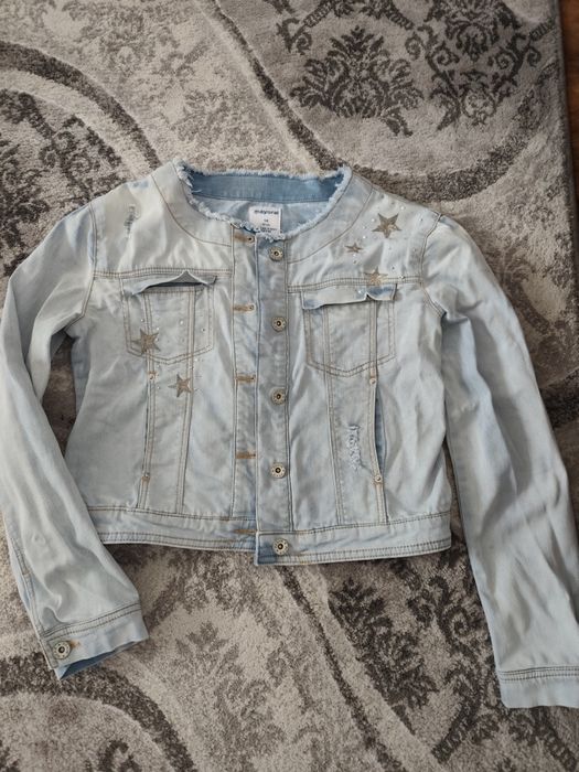 Курточка джинсова для дівчинки  mayoral .