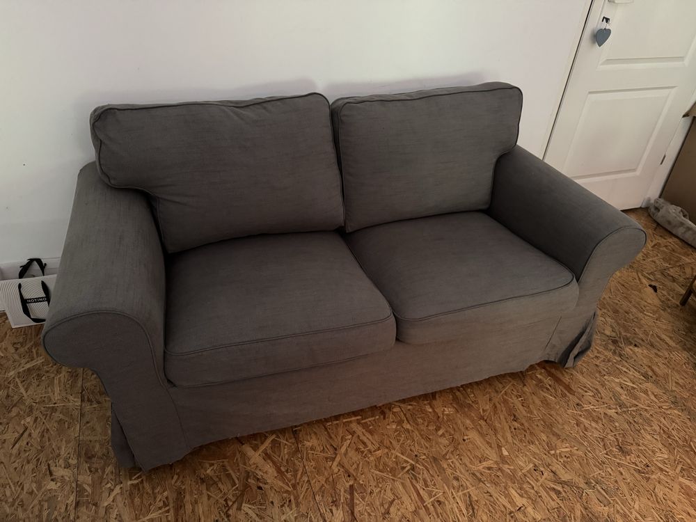 Sofa Ektorp 2 osobowa szara