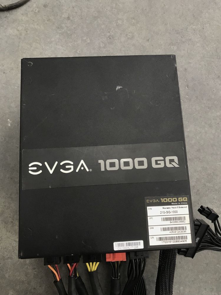 Блок живлення EVGA 1000 GQ (1000W 80 Plus Gold)