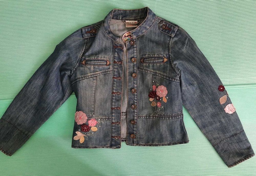 Куртка джинсовая для девочки 5-8 лет Pretty Girls