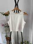 Biały crop top jak nowy