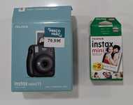 Instax Mini 11 com recarga 10 folhas