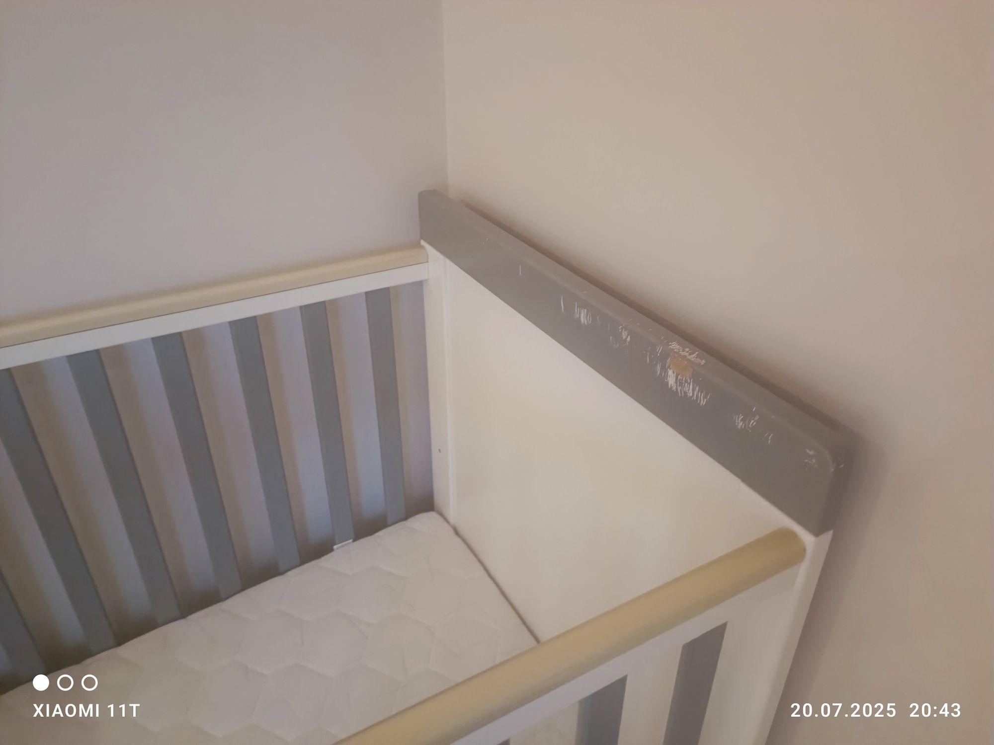 Łóżeczko dla dziecka 60x120 PlusBaby Classic