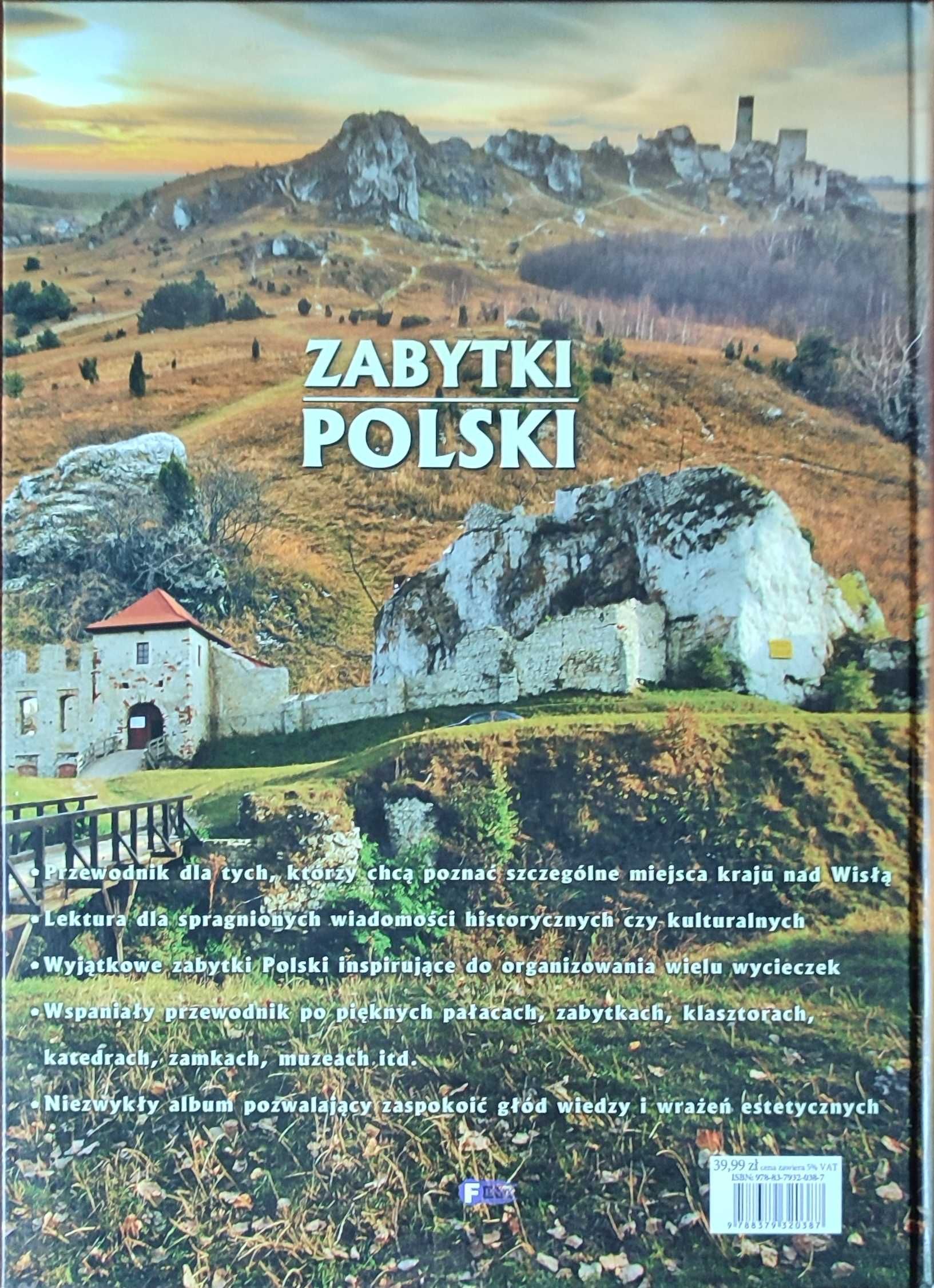 "Zabytki Polski" - książka twarda oprawa
