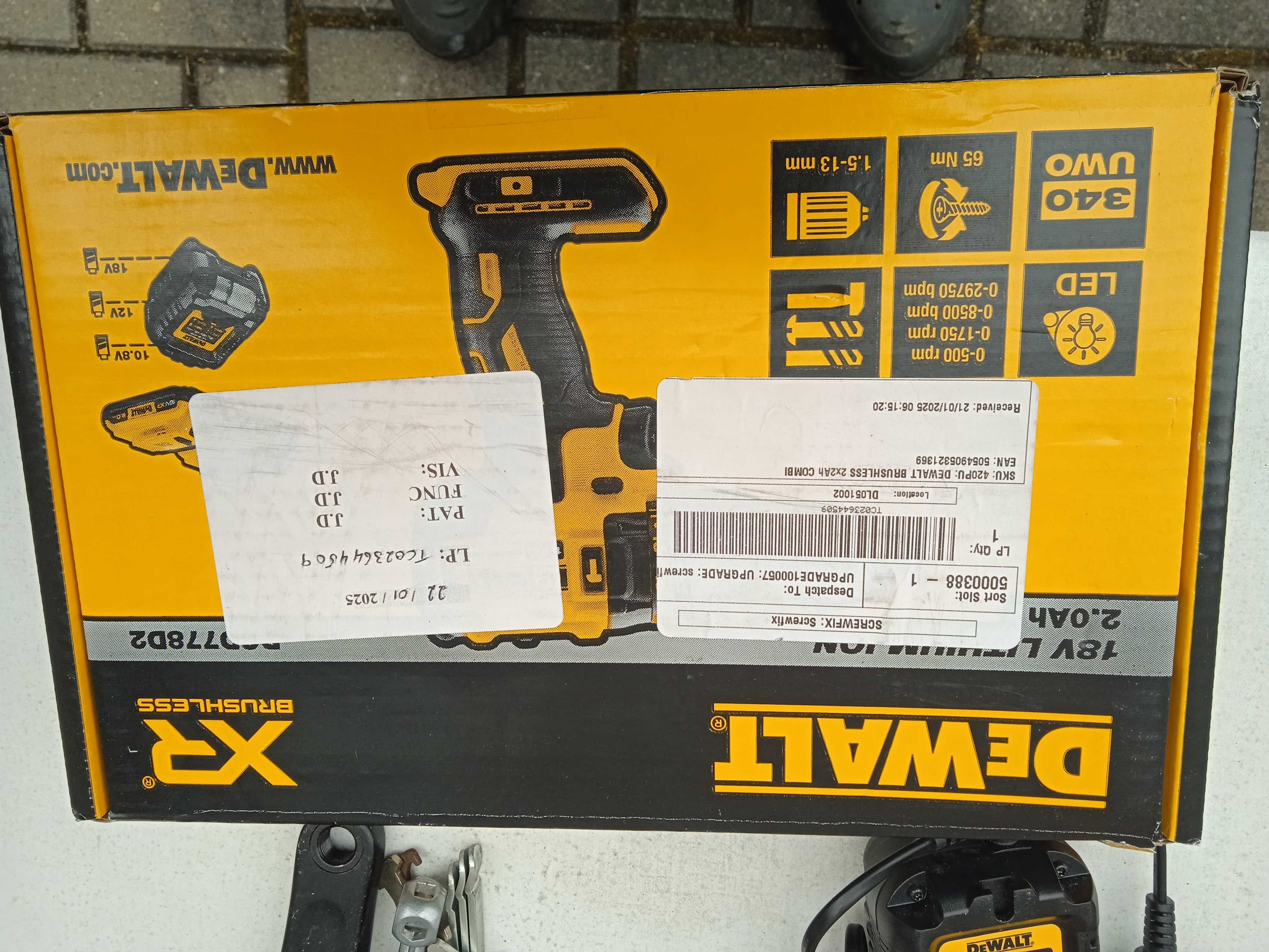 wkrętarka udarowa dewalt