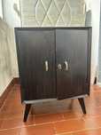 Movel vintage com 2 portas em madeira maciça