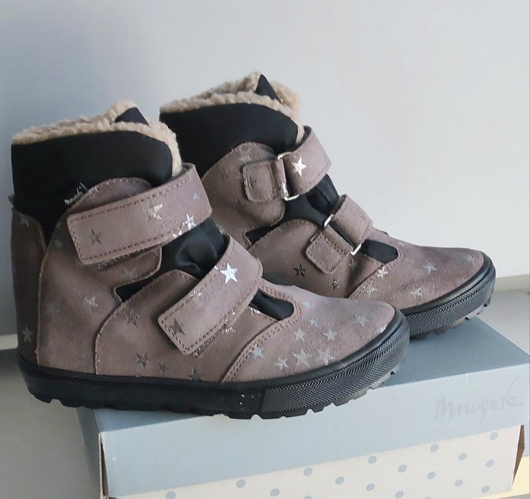 Mrugała zimowe IWO 7381/1-08 TAUPE STARS roz.35 Wyprzedaż