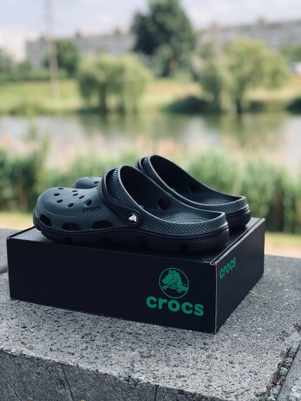 Чоловічі шльопанці сабо крокси Crocs