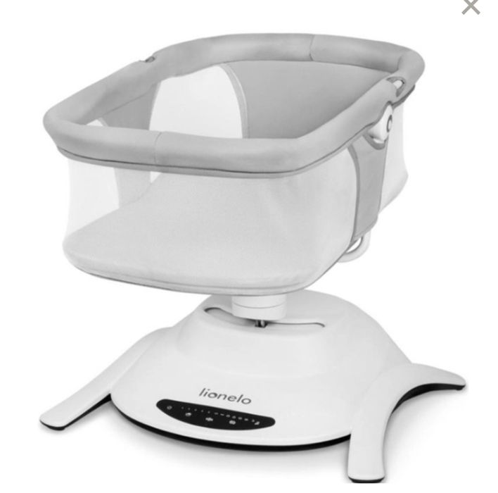 Кресло-качалка 2 в 1 Lionelo Bella Set Grey шезлонг, люлька