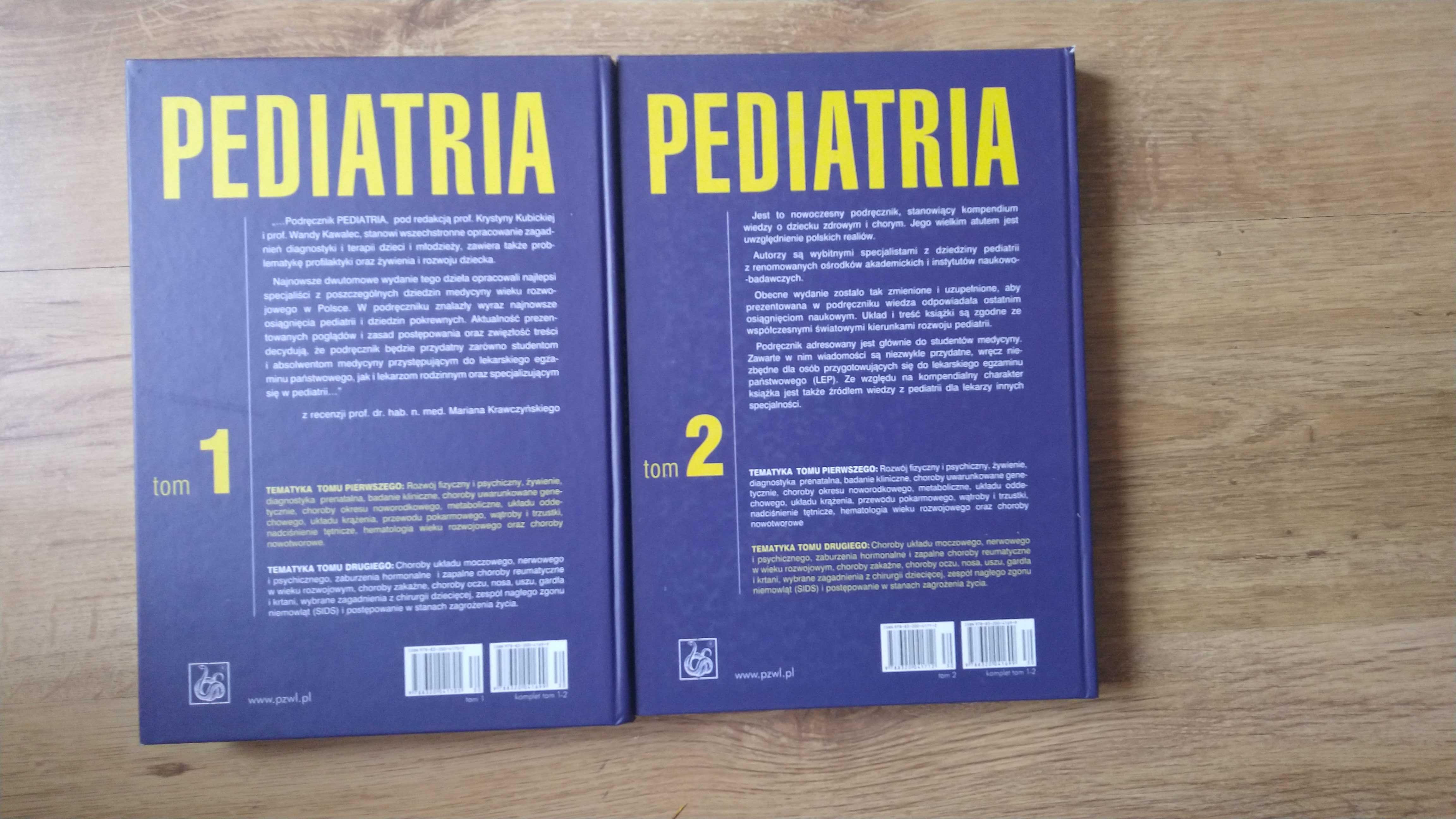 Pediatria, książka, autor: Krystyna Kubicka, Wanda Kawalec