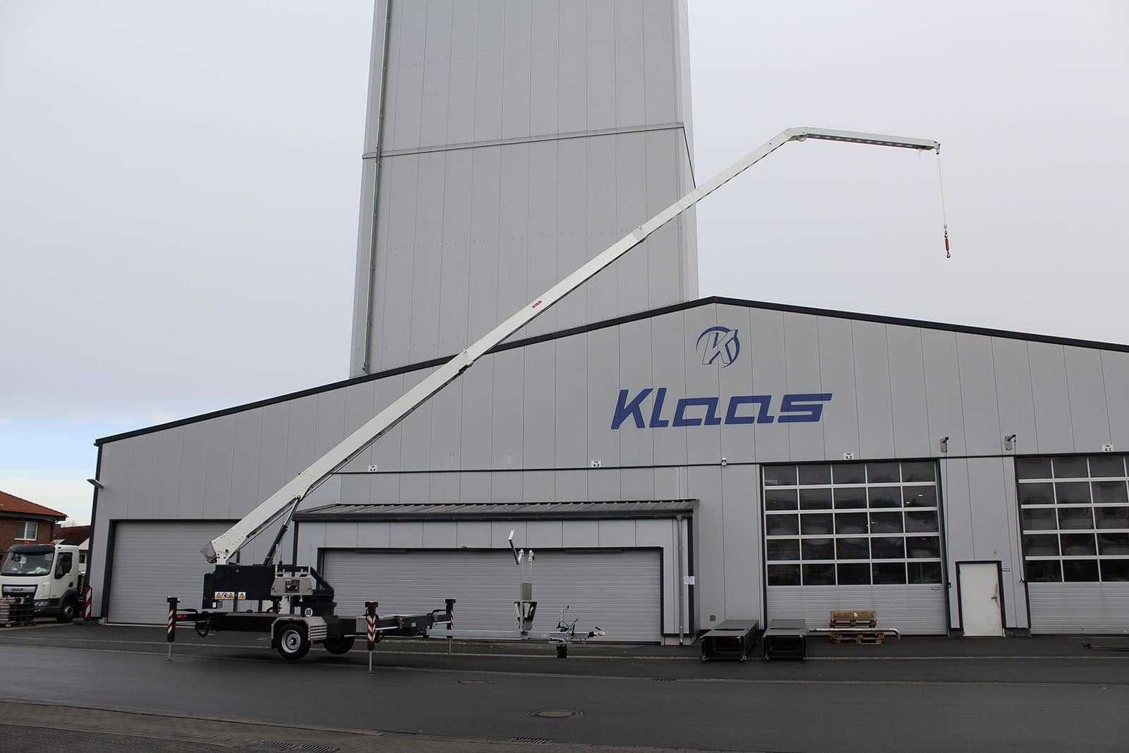 Klaas K280 E, elektryczny dźwig dekarski, na przyczepie DMC 2,8t.,nowy
