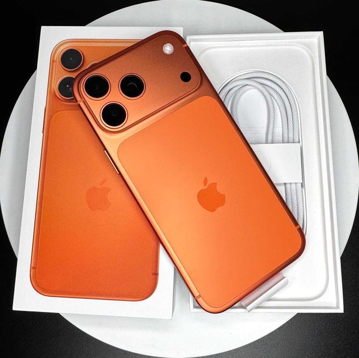 Apple iPhone 17 Pro Max 2TB Orange 100% Bat 0 Cykli GW APPLE 11 MIES.!