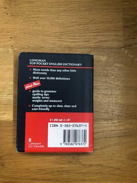 Top Pocket English Dictionary Longman Słownik angielsko-angielski