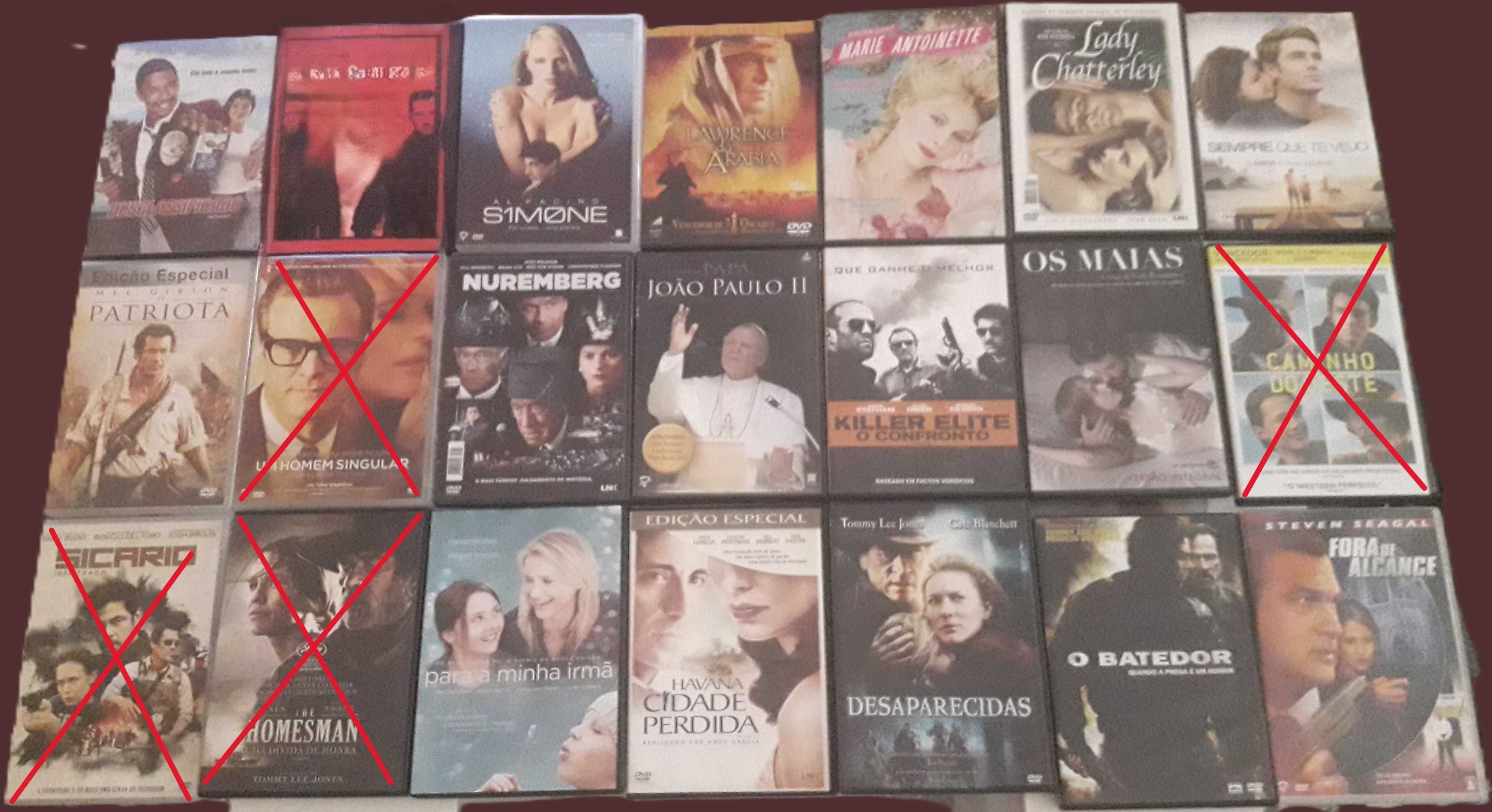 DVD's - Vários - como novos