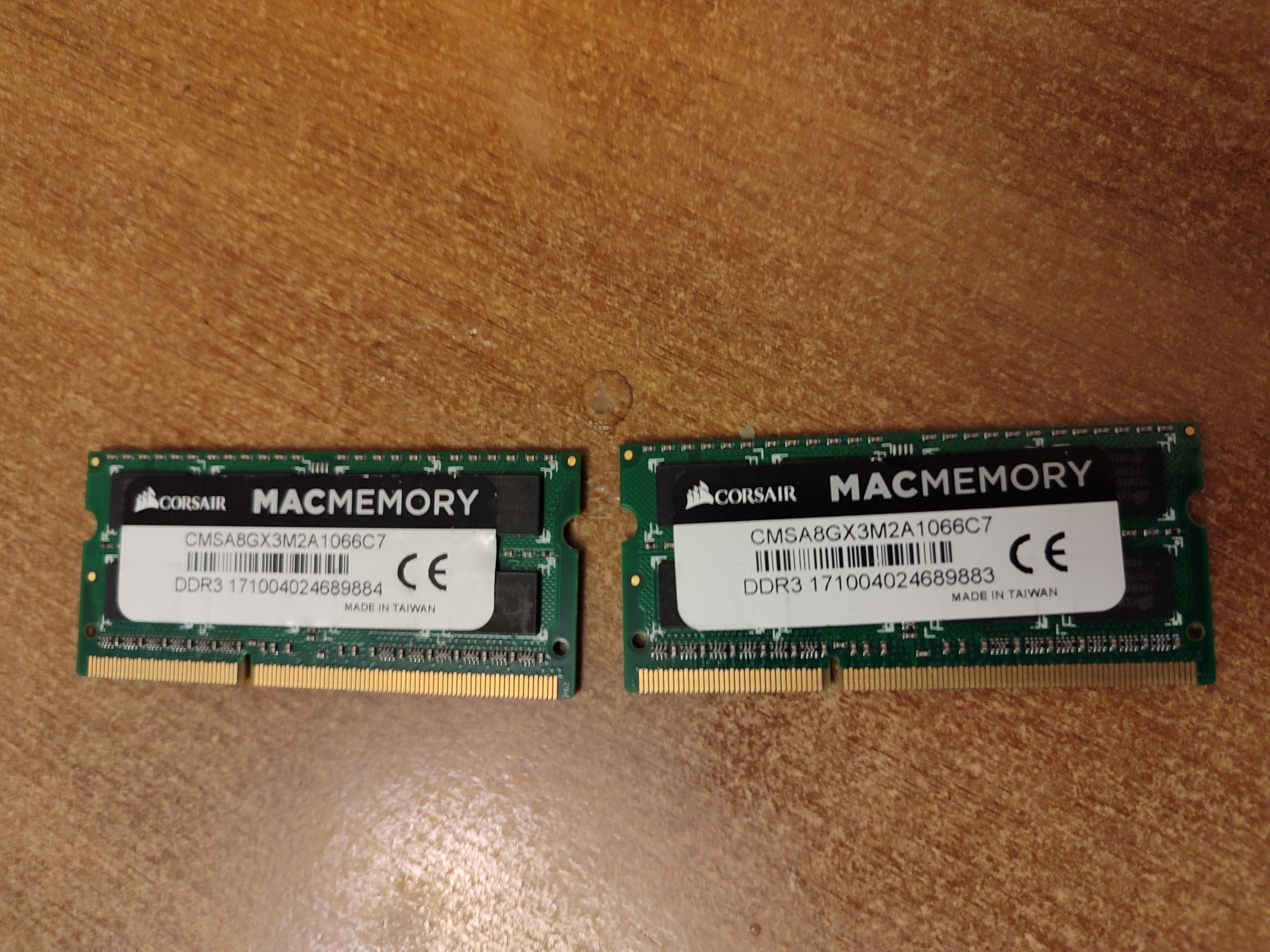 Оперативна я пам'ять ноутбучная so-dimm DDR3 4GB Corsair