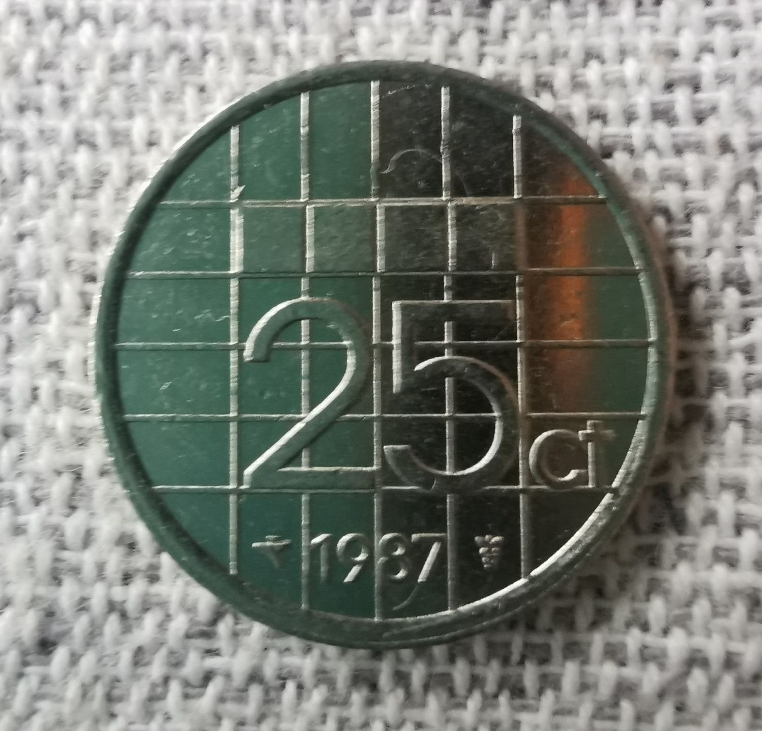 Moedas de 25 cêntimos Holanda para colecionadores