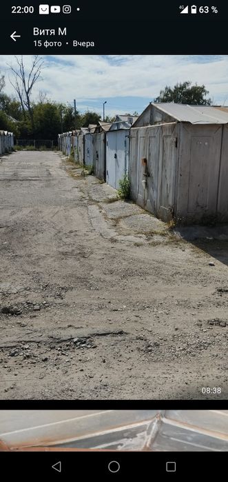 Продам металевий гараж місто Біла Церква
