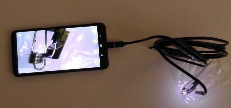 Kamera inspekcyjna endoskop 2m 5,5mm micro USB USB C PC Android