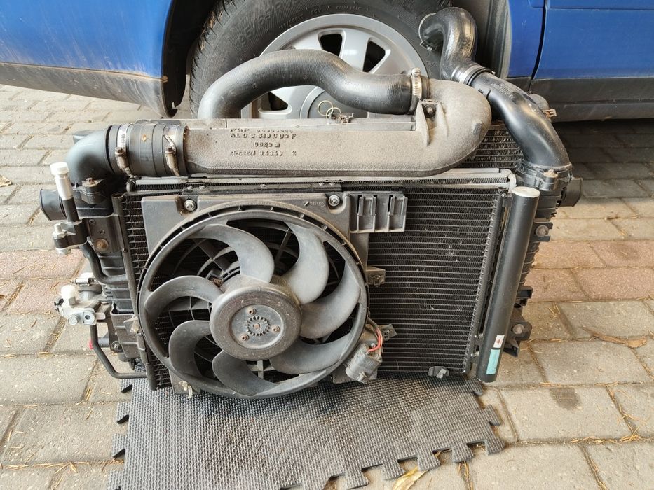 Opel Astra H 1.9cdti 120km- Z19DT-zestaw chłodnic - duży fmic od 150km