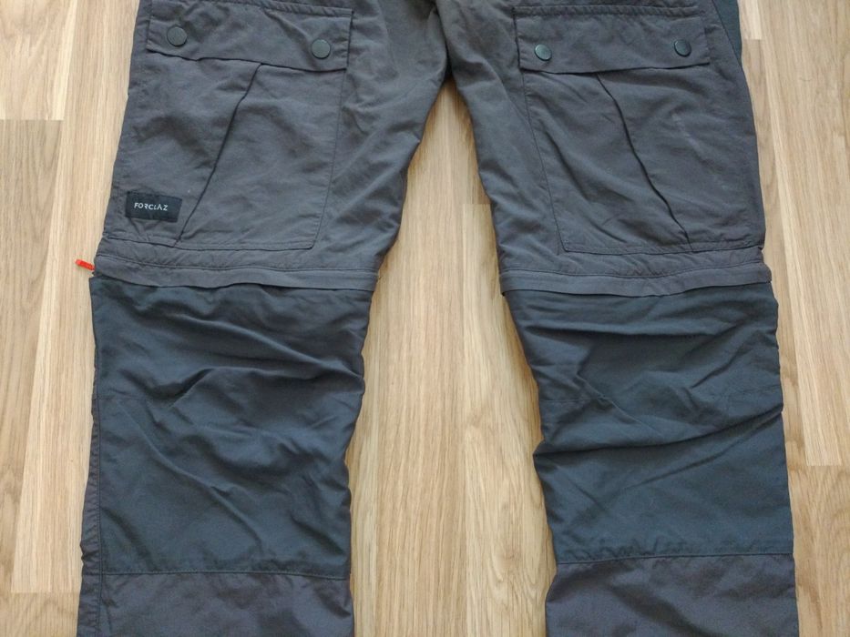 Легкие трекинговые штаны трансформеры forclaz cargo