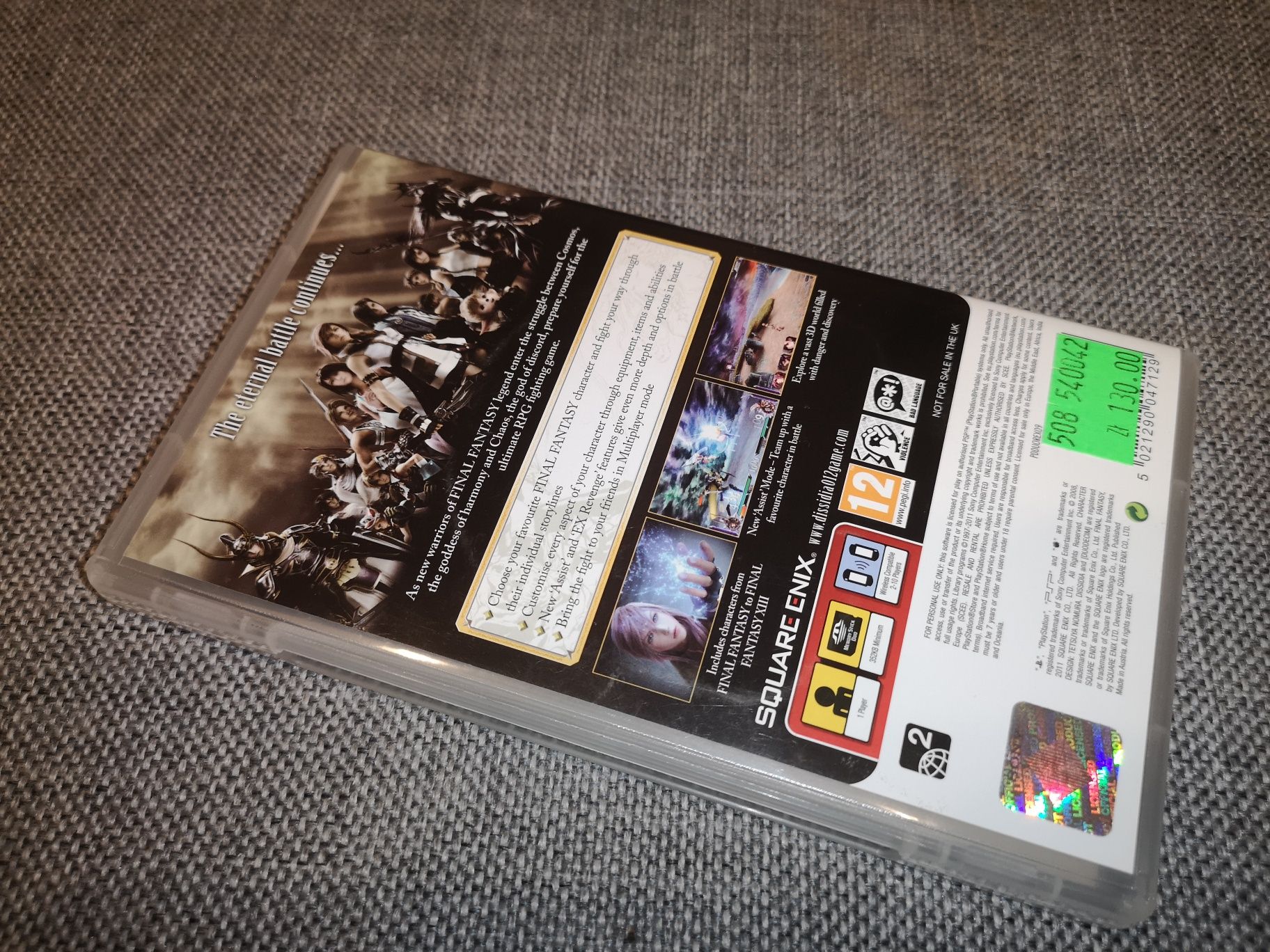 Dissidia 012 (duodecim) FINAL FANTASY gra PSP (wyd premierowe) BDB++