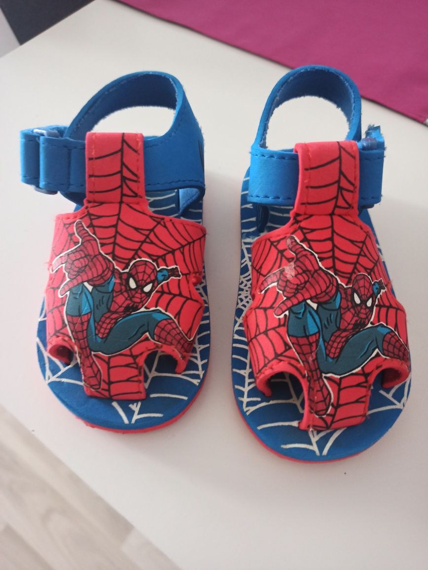 Sandały sandałki chłopięce spiderman