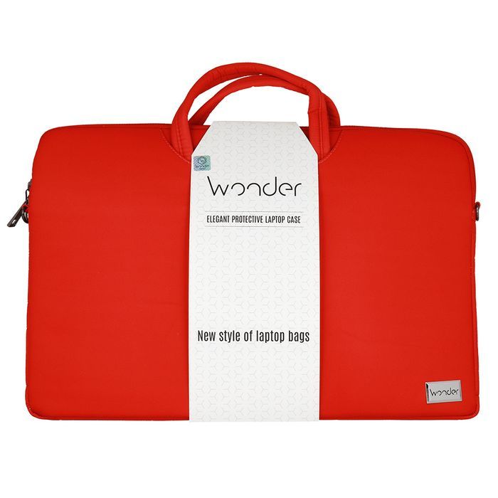 Wonder Briefcase Laptop 15-16 Cali Czerwony