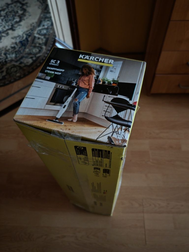 Mop parowy KARCHER SC 3 Upright EasyFix 1.513-530.0 Biały