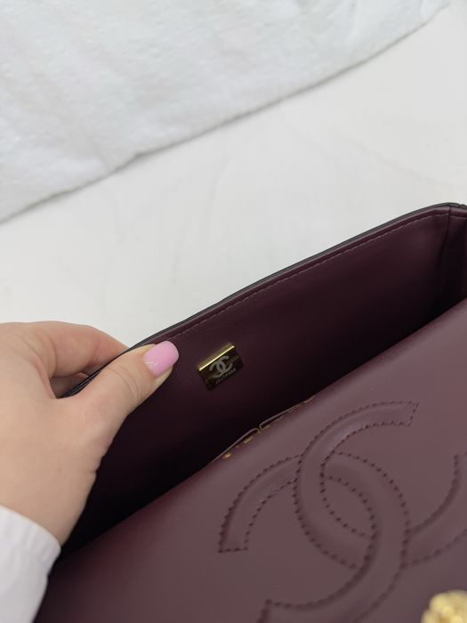 Сумка Chanel 2.55 шкіра | чорна | золота фурнітура