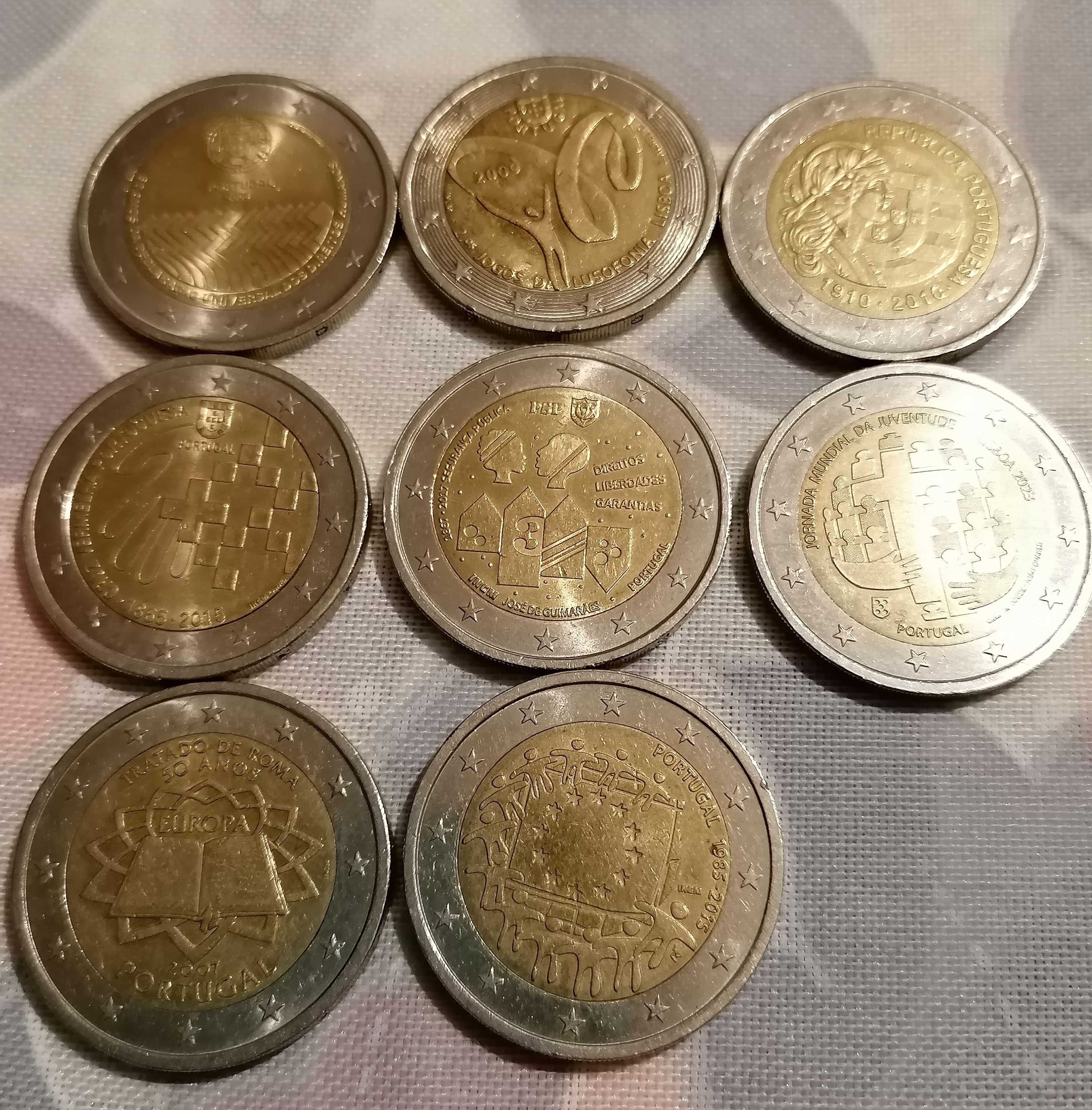 Troco moedas comemorativas de 2€