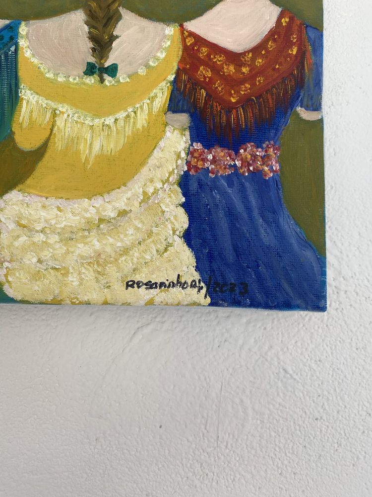 Pintura a óleo: As Sevilhanas
