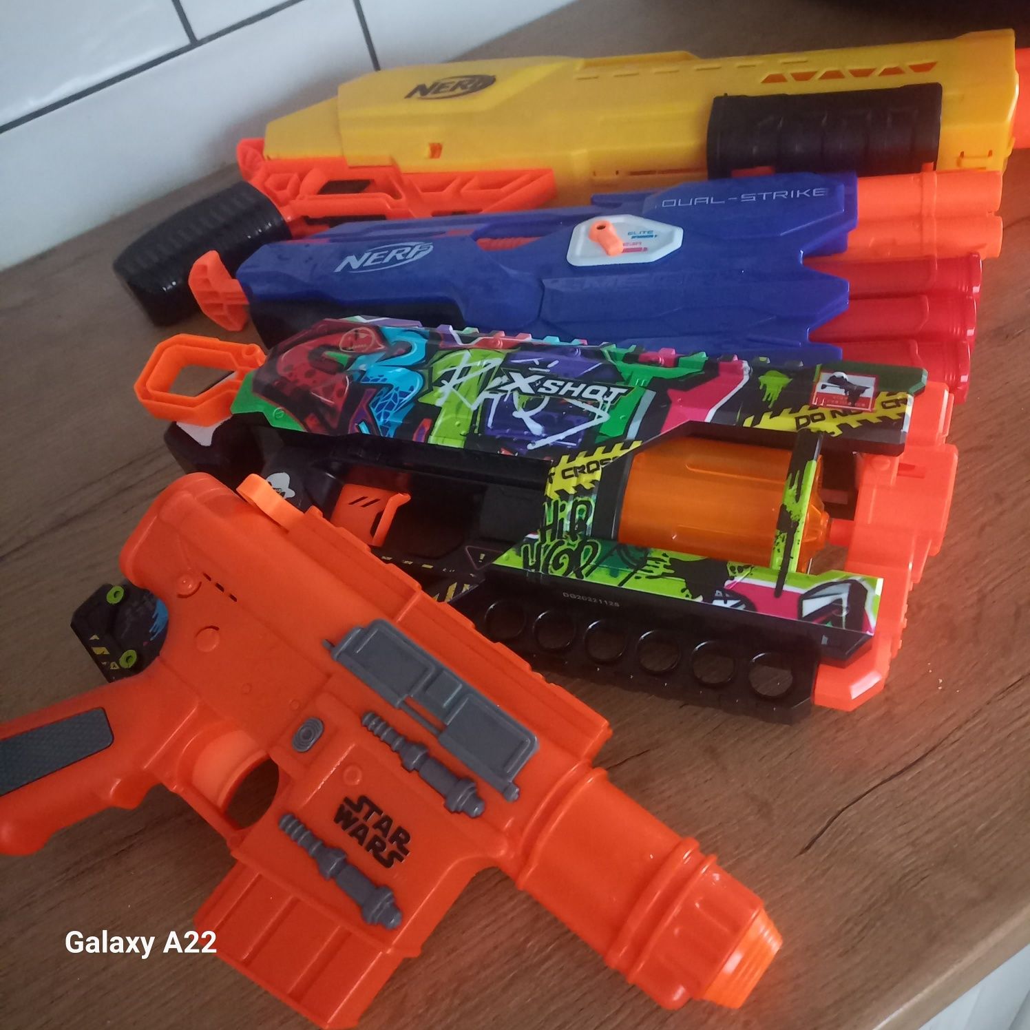 Nerfy 4 sztuki bez strzalek