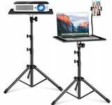 Statyw trójnóg na laptop, z uchwytem na telefon, regulowany 43-119cm