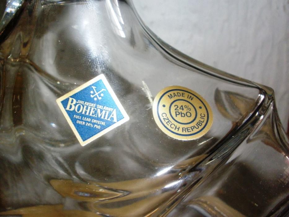 Garrafa Cristal Bohemia