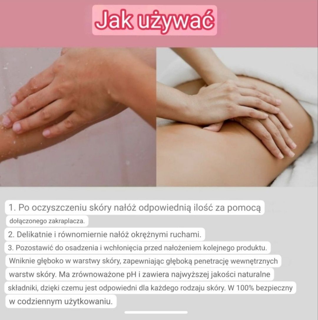 Olejek modelujący - na wiotką skórę, cellulit.