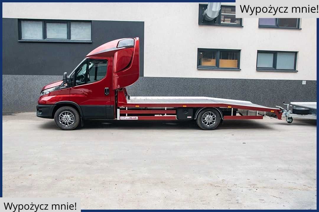 Wynajmę autolawetę, Iveco Daily 2024r. 3.0D,180 km, automat