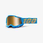 Gogle motocyklowe off road 100 PROCENT Accuri 2 Waterloo Szybka Złota