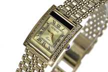 Złoty zegarek z bransoletą damski 14k 585 Geneve lw035y&lwb001y B