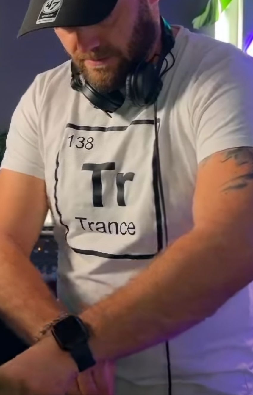 138 BPM Trance TR pierwiastek muzyczny męska koszulka muzyczna 9 rozm