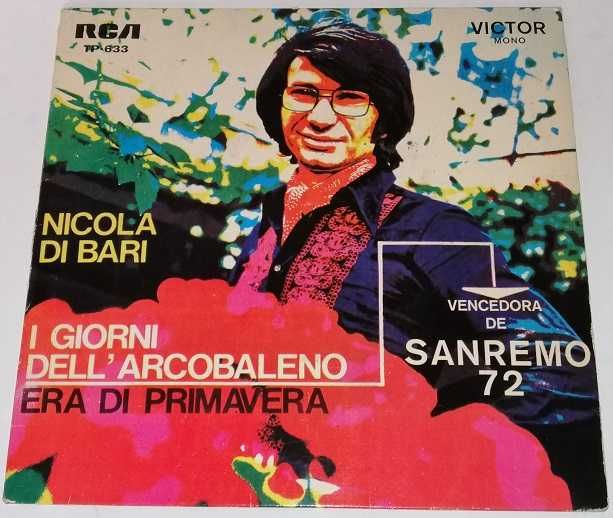 Lote 8 singles Festival Eurovisão, RTP e San Remo: anos 60, 70 e 80