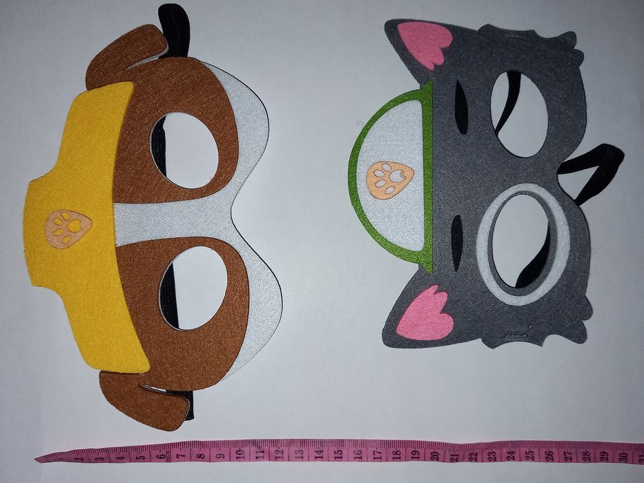 Дитяча маска щенячий патруль paw patrol мультик карнавальна