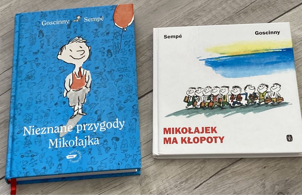 Książki mikołajek  Gościnny Sempé