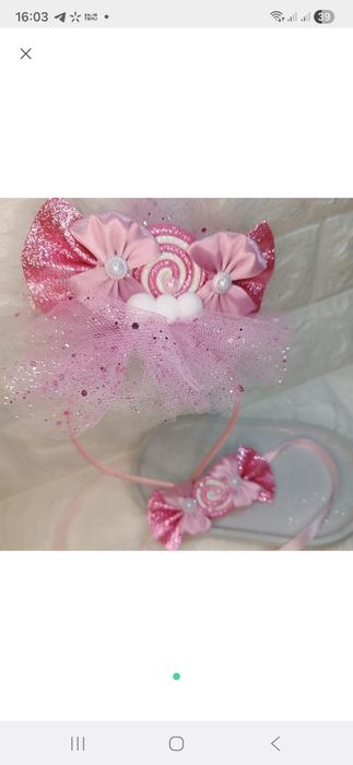 Обруч цукерки  на свято