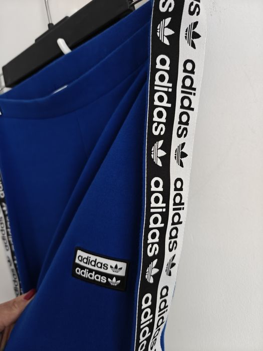 Adidas legginsy sportowe damskie długie bawełniane