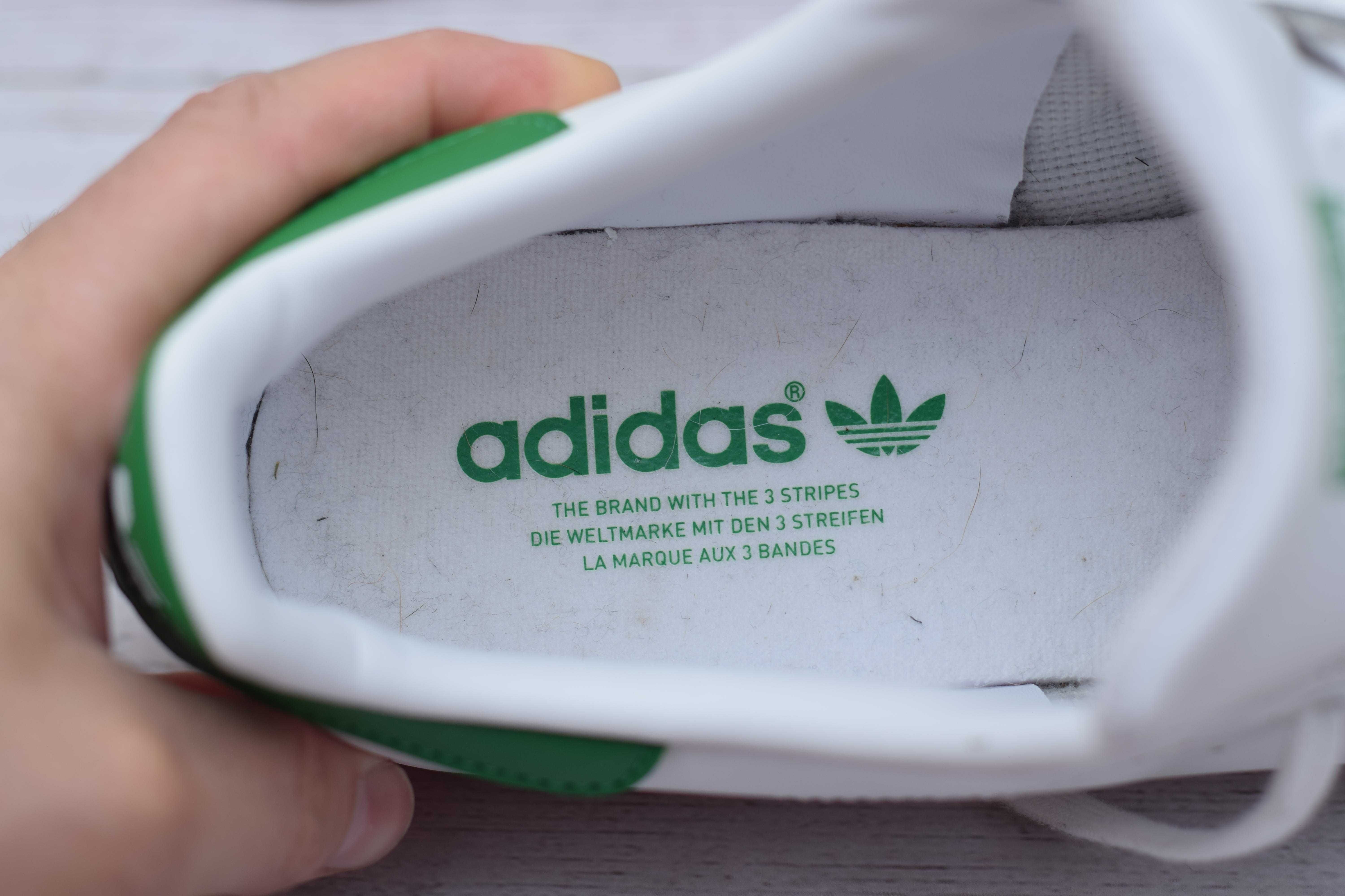 Белые кожаные кроссовки Adidas Stan Smith, оригинал. 44 размер