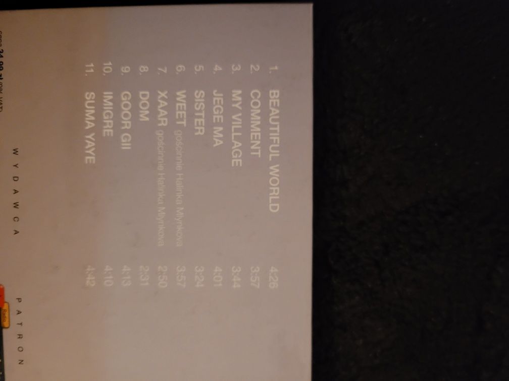 Płyta CD Paco Sarr Nomad soul