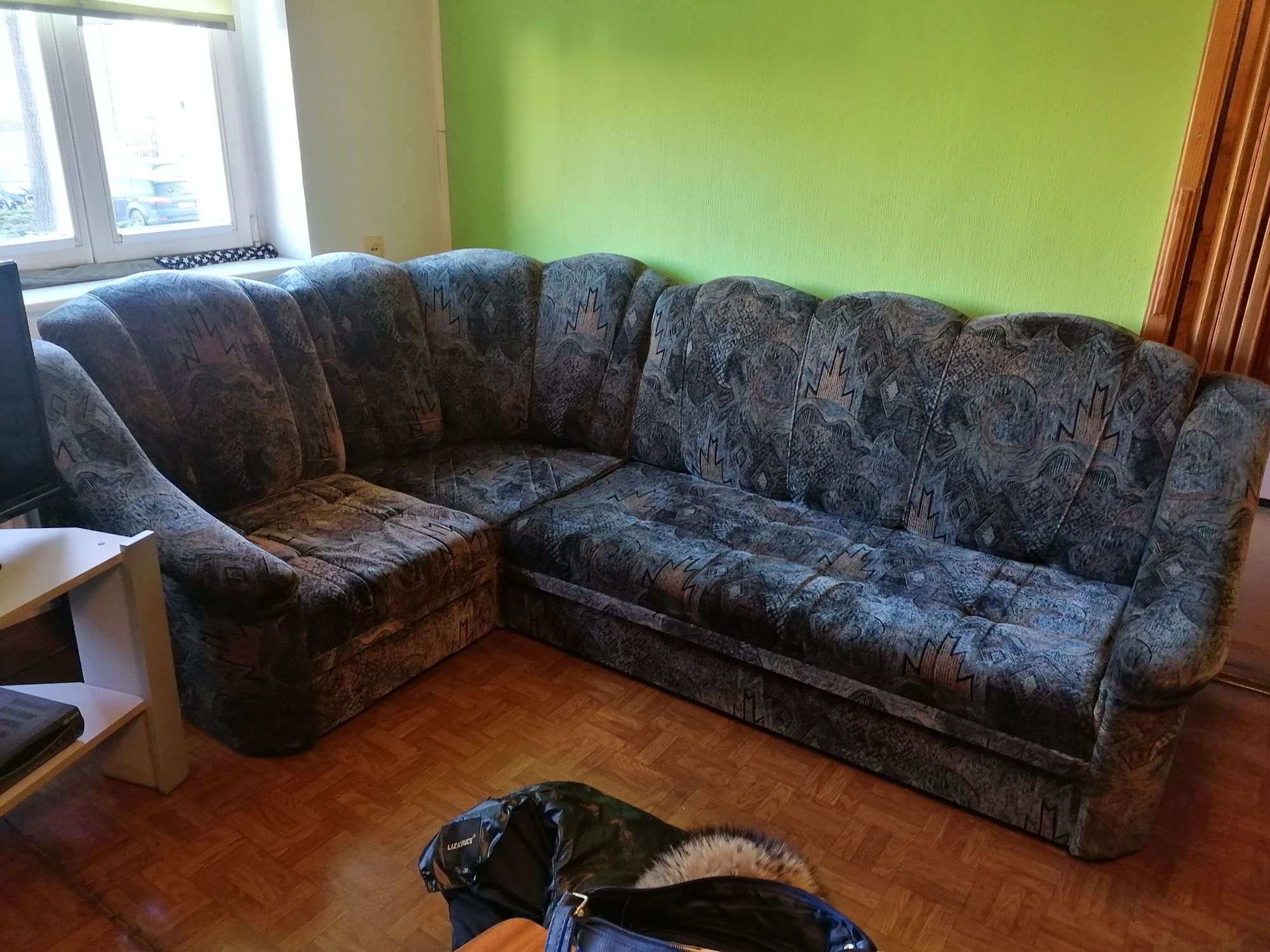 Narożnik z funkcją spania