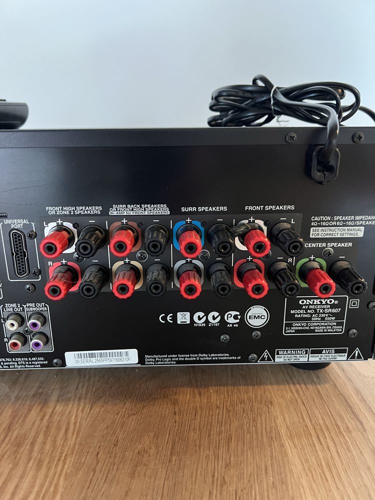 Onkyo TX-SR607 Amplificadores De Som